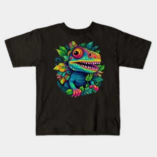 Chameleon Smiling Kids T-Shirt